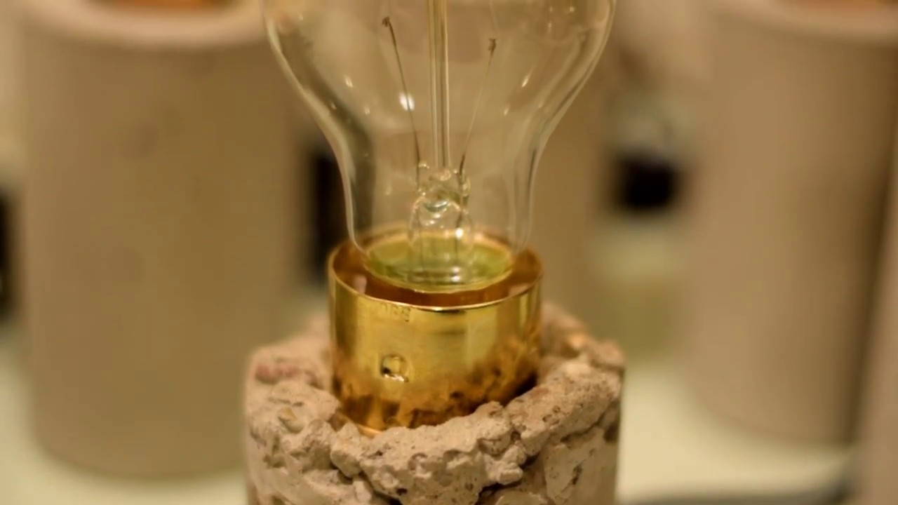 A Different DIY Concrete Lamp