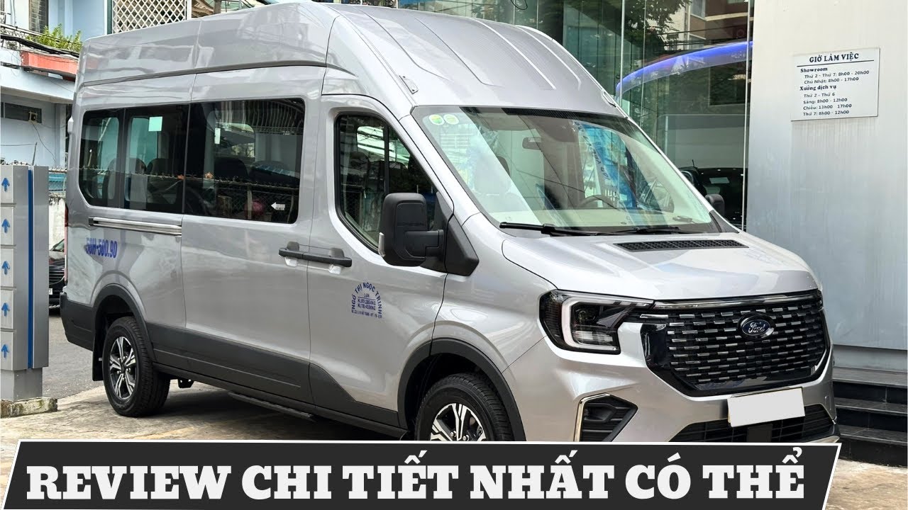 REVIEW CHI TIẾT NHẤT CÓ THỂ FORD TRANSIT PREMIUM 16 CHỖ 2024