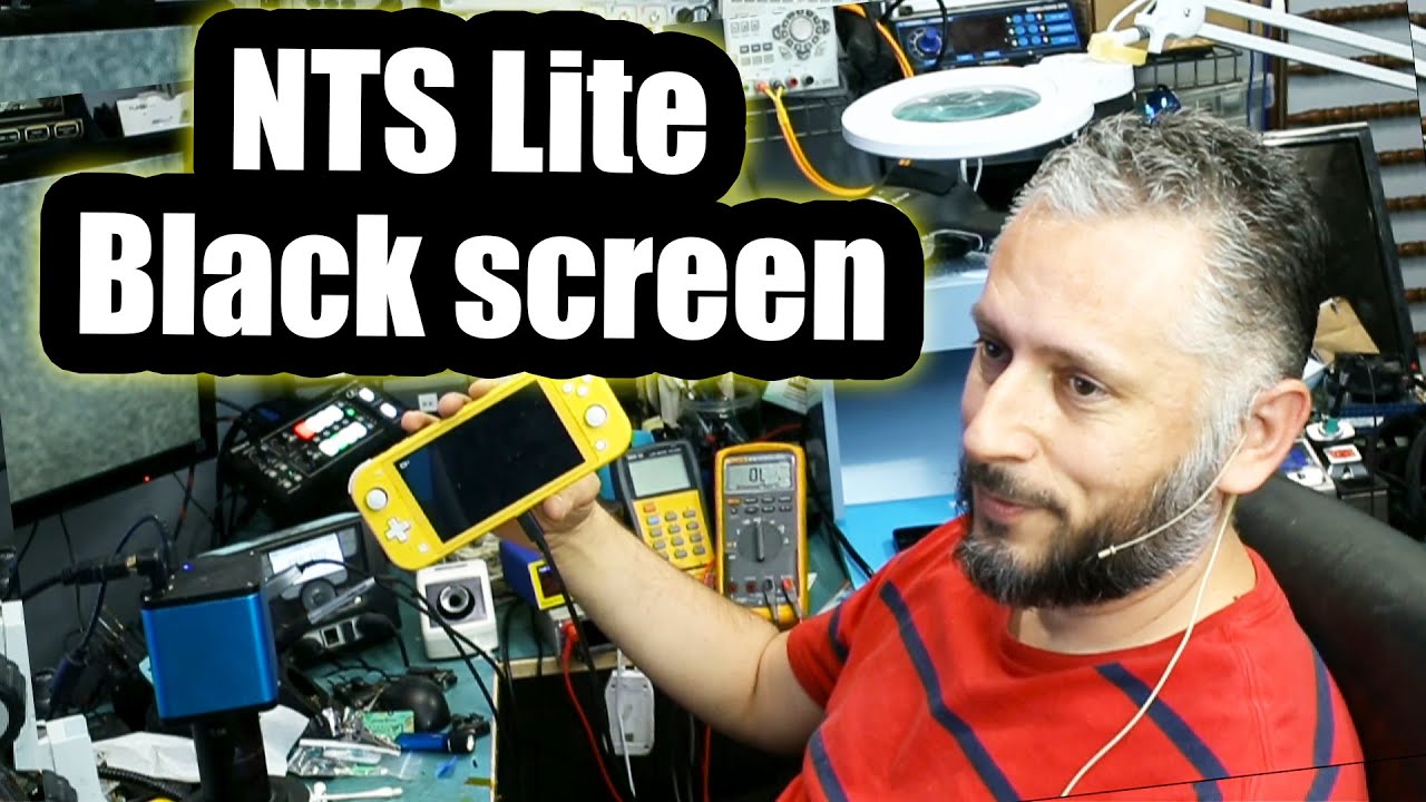 Nintendo Switch Lite включается, но экран черный — Ремонт материнской платы