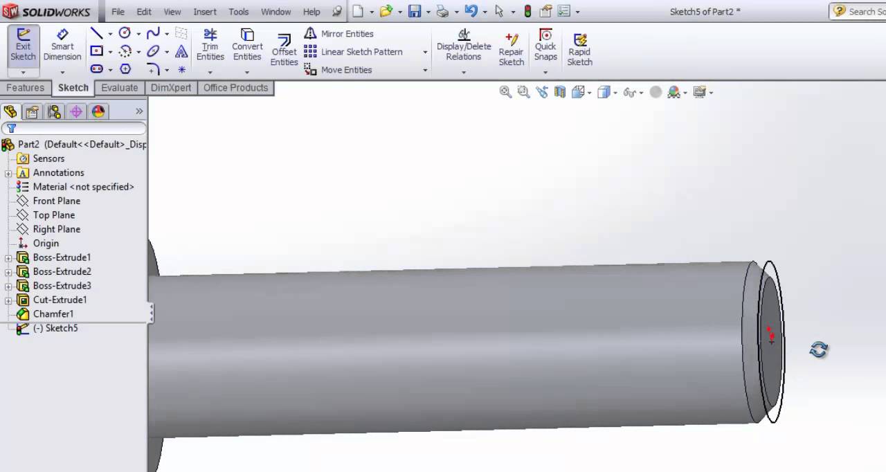Tutorial SolidWorks 05 - Rosca / Parafuso