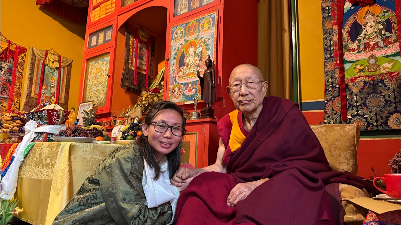 Blessing From The Venerable Panchen Ötrul Rinpoche Plantation For His Holiness at Jampa Ling #cavan 