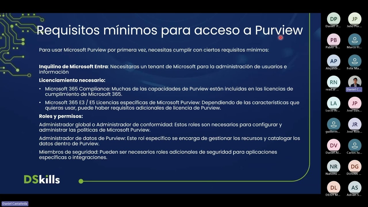 Webinar Microsoft Purview ‐ Seguridad, Gobernanza y Cumplimiento