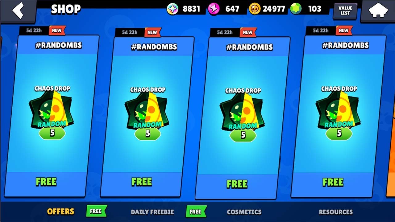 OMGG!! NEW FREE 5x CHAOS DROPS!!!😱🔥 LEGENDARY REWARDS!!🎁 BRAWL STARS NEW UPDATE!!!