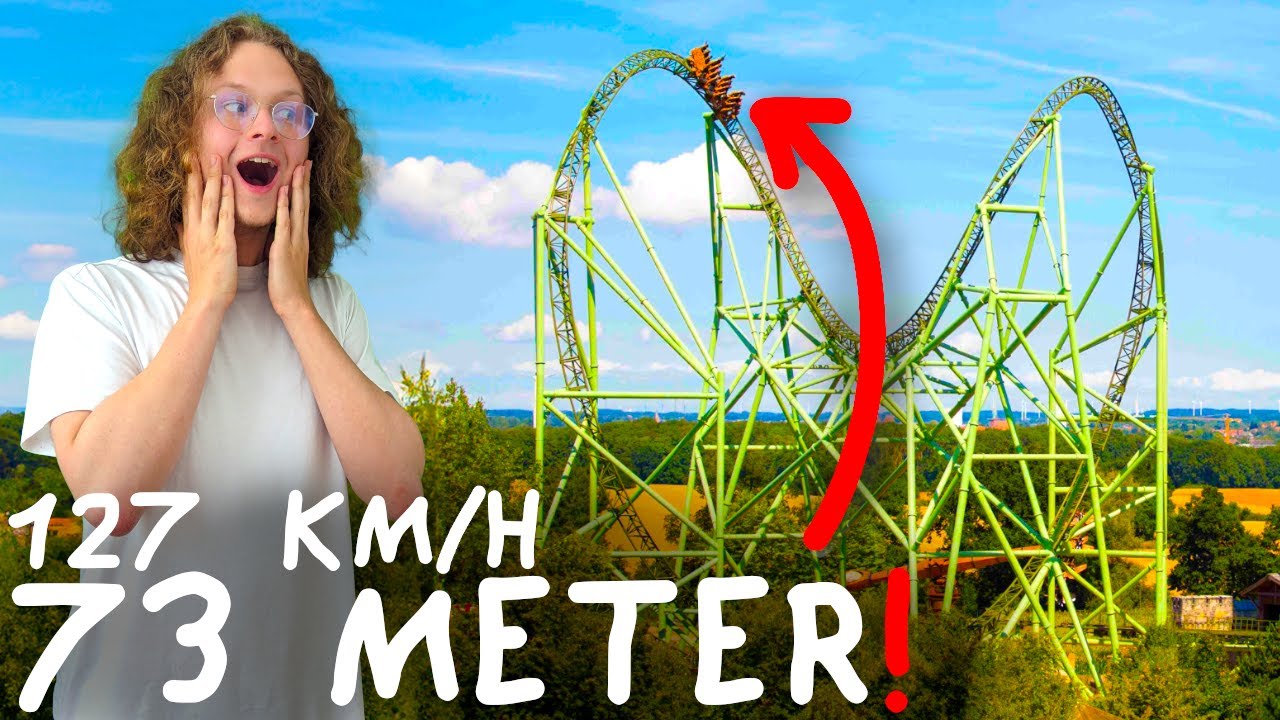 ICH bin die HÖCHSTE, SCHNELLSTE ACHTERBAHN Deutschlands gefahren!