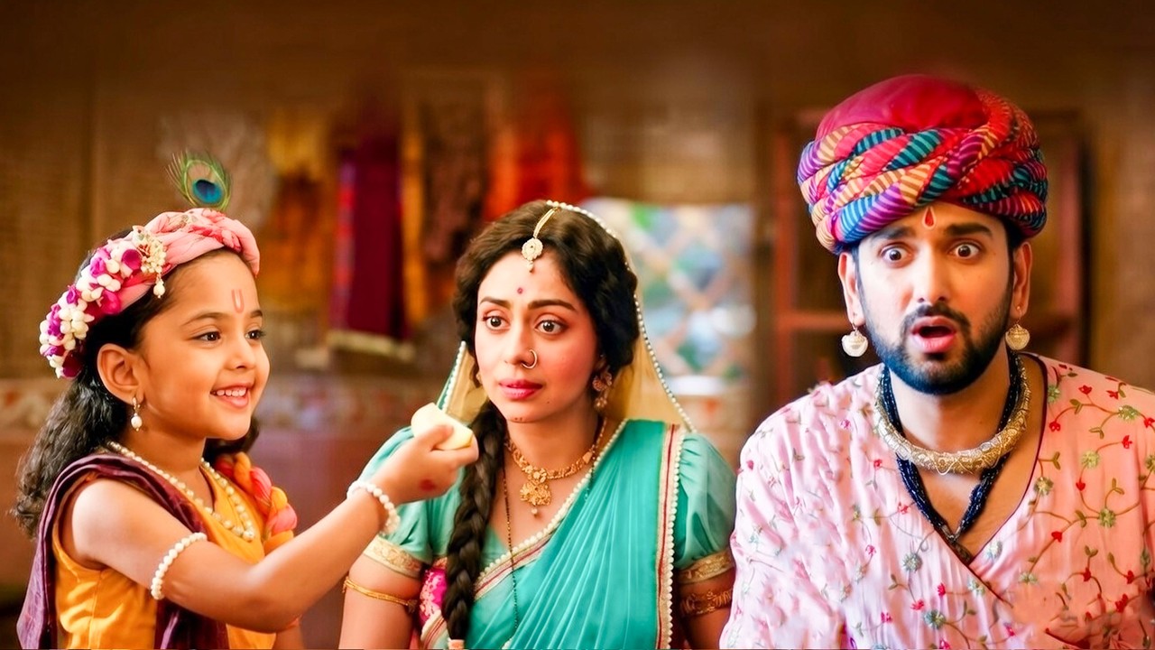 “नटखट कान्हा की ऐसी शरारत 😲 सब रह गए हैरान | #yashomatimaiyaakenandlala #krishnaleela #ymkn #Kanha