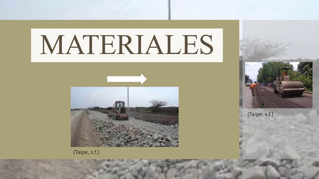 Pedraplén, Afirmado,Sub base y Base.
