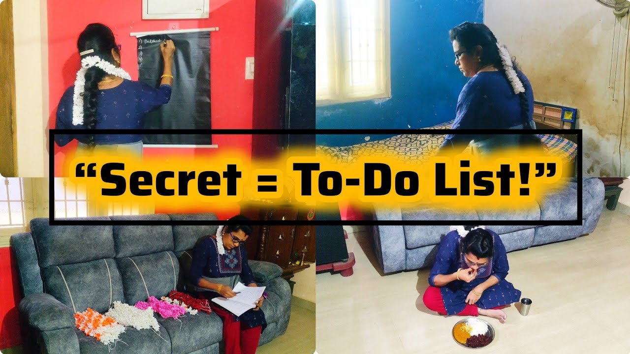 12 வேலை முடிச்சேன்… ஆனா Tired இல்ல! எப்படி?#ToDoListTamil#TimeManagementTamil #HomemakerLife