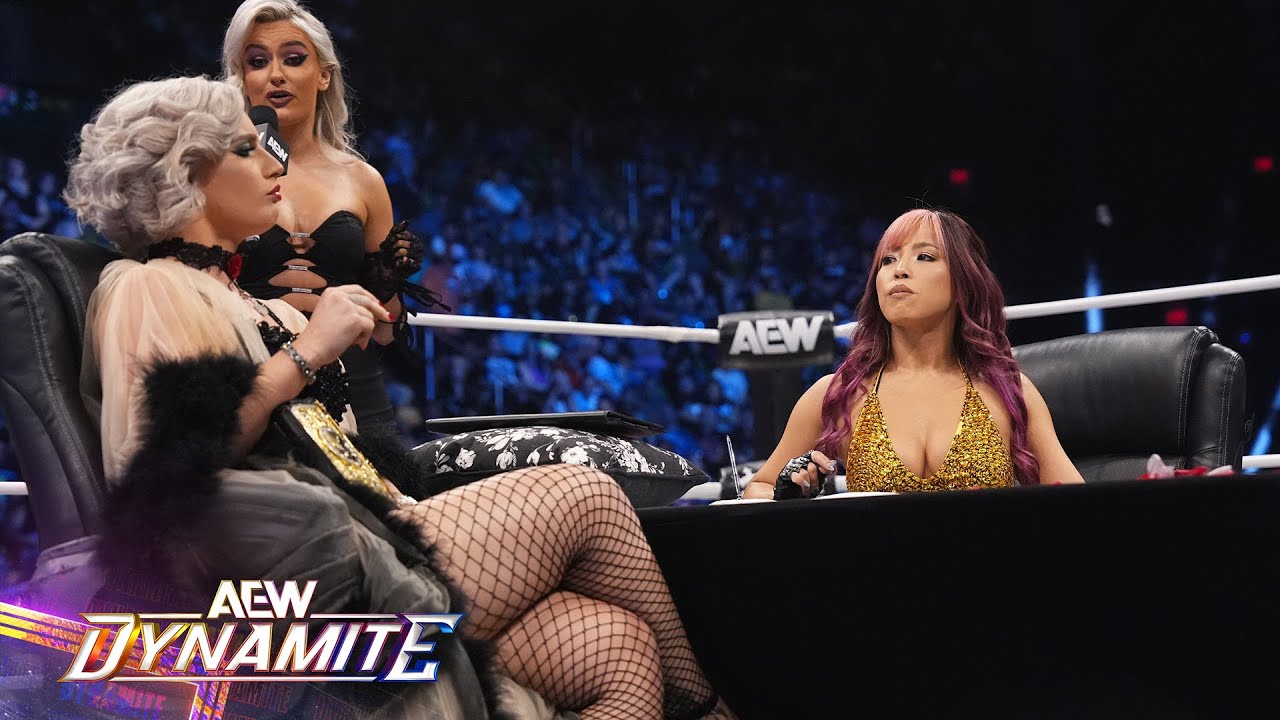 Match SET! AEW Women’s champ, Toni Storm, & Mina Shirakawa sign the contract! | 6/19/24 AEW Dynamite