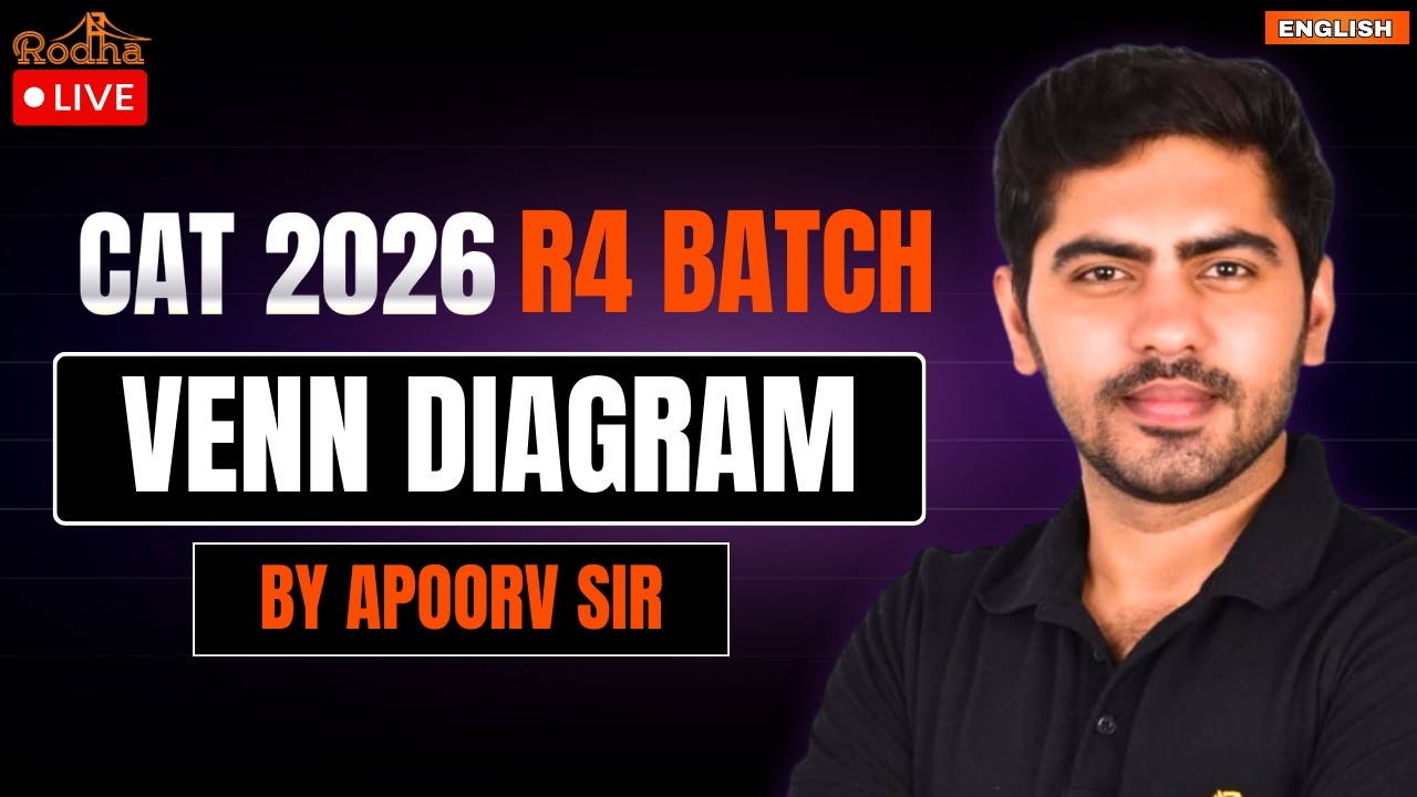 Venn Diagram | LRDI Live Class for CAT 2026 |  Apoorv Sir Rodha