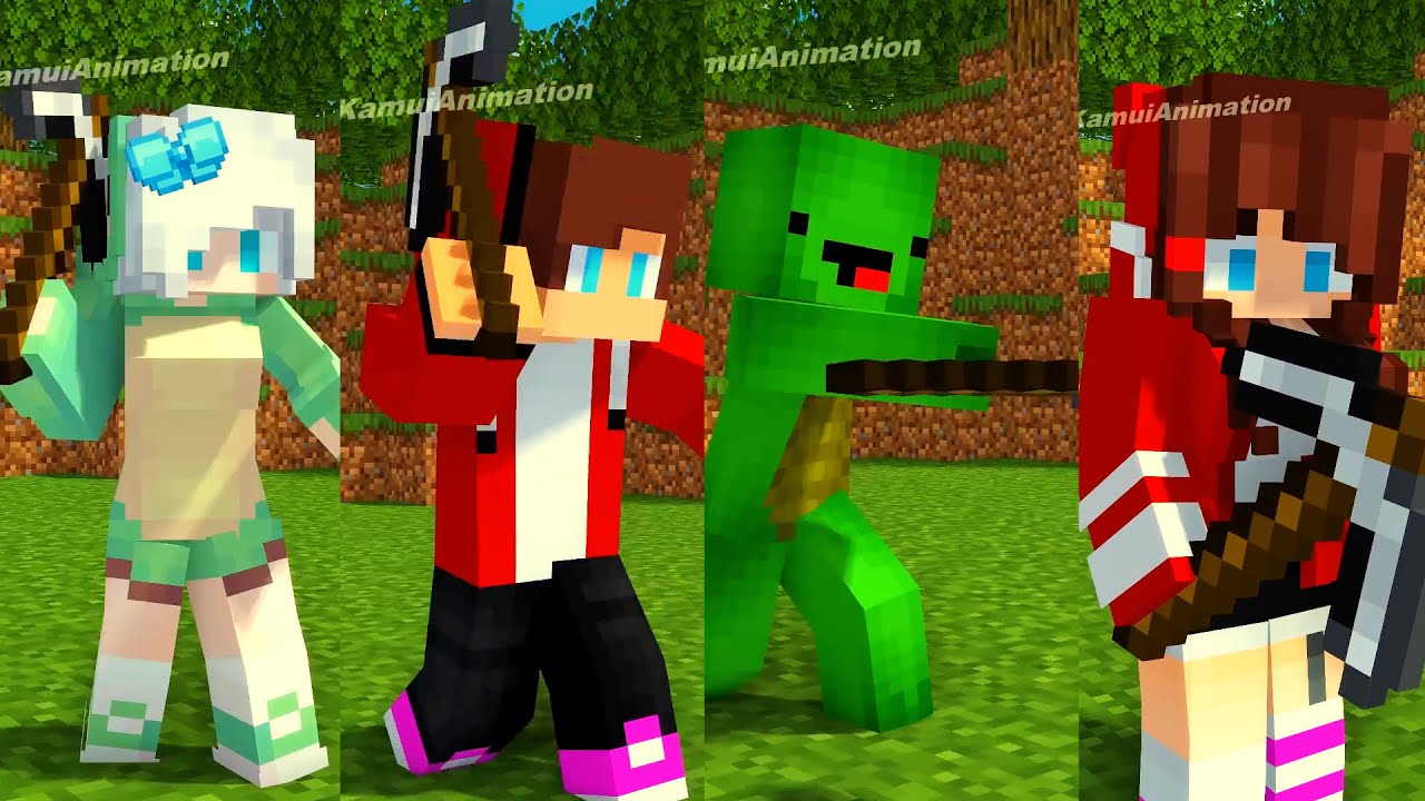 Minecraft -The Power of JJ Sister💪 | Tiny Craft