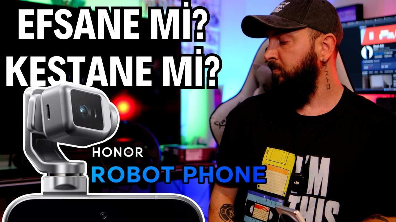 ROBOT KAMERALI TELEFON! HONOR ROBOT PHONE NASIL OLACAK? BU TELEFONDA AKILLI GİMBAL VAR!