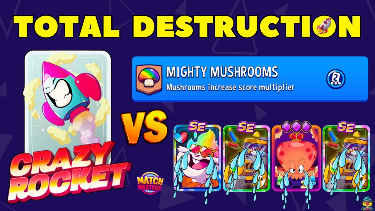 SILVER BOOSTER CRAZY ROCKET PUNISH PREMIUMS | Match Masters Mighty Mushrooms + Triple Sprint