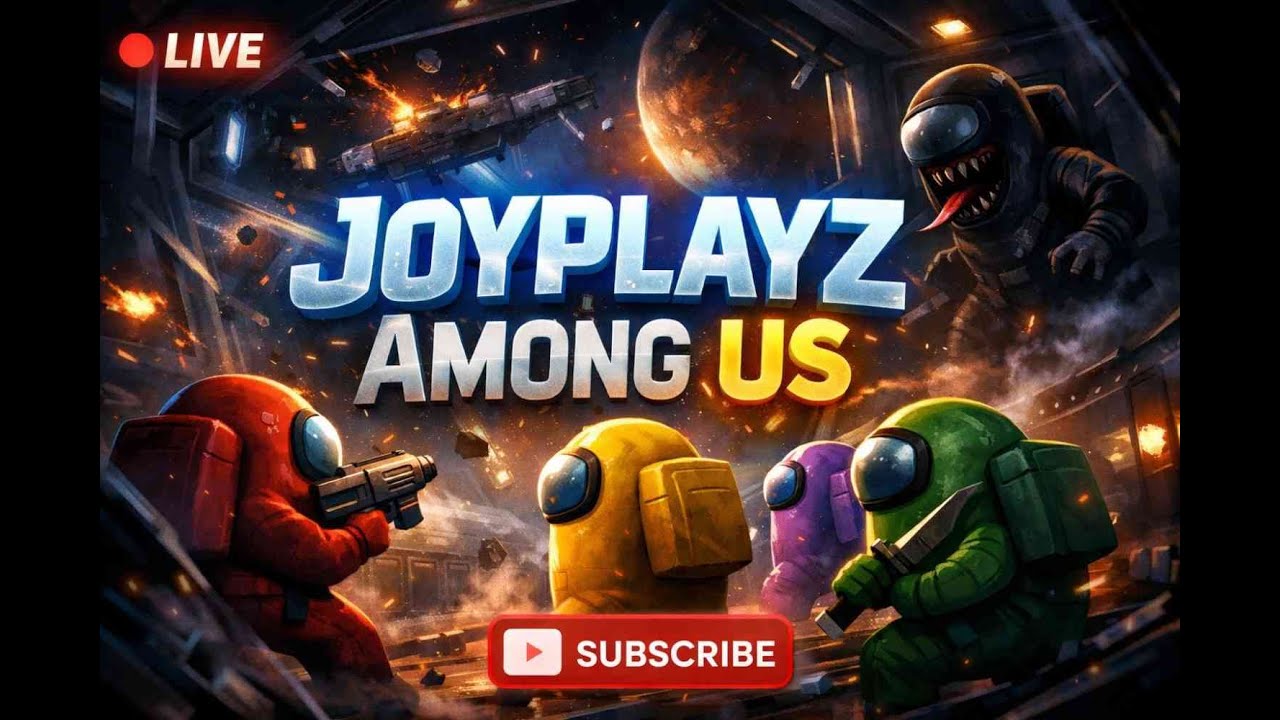 🔴 LIVE NOW: Among us (with friends) / #joyplayz #joyplayzlive #tamilgaming #amongus