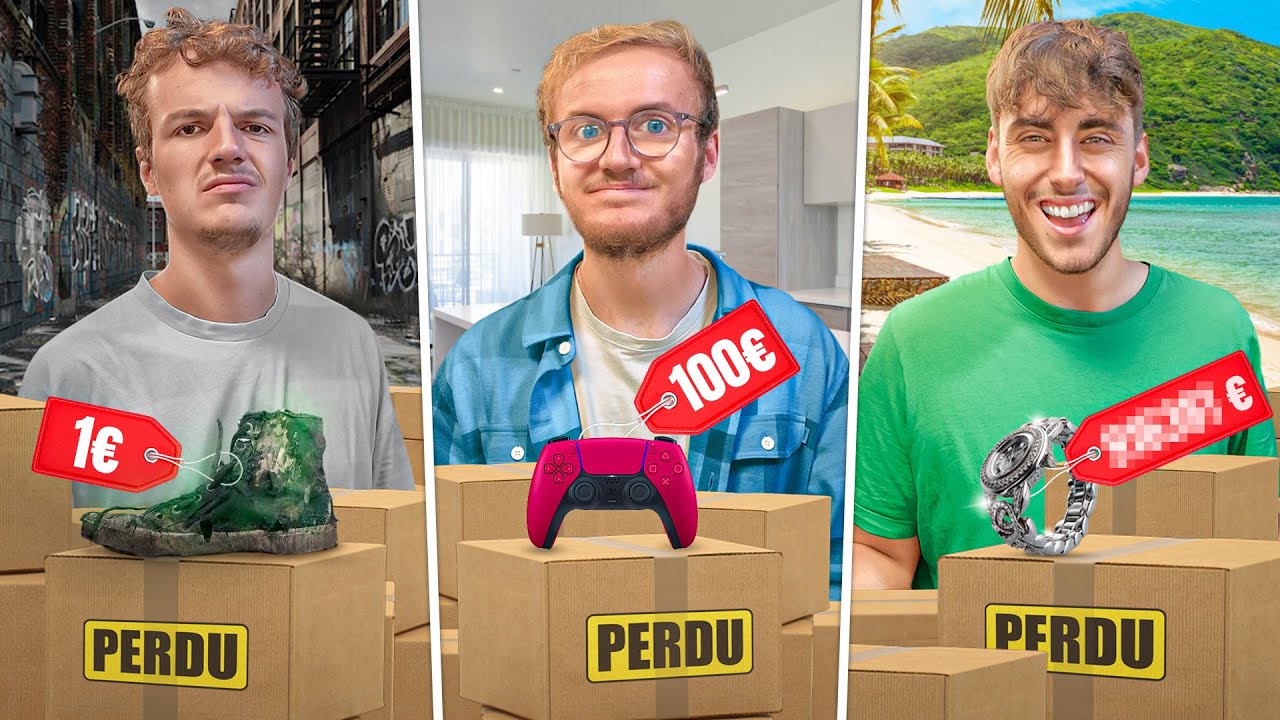 Vivre 24h uniquement avec l'argent de colis perdus