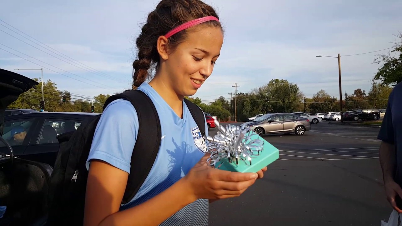She got a car for her 16th bday!