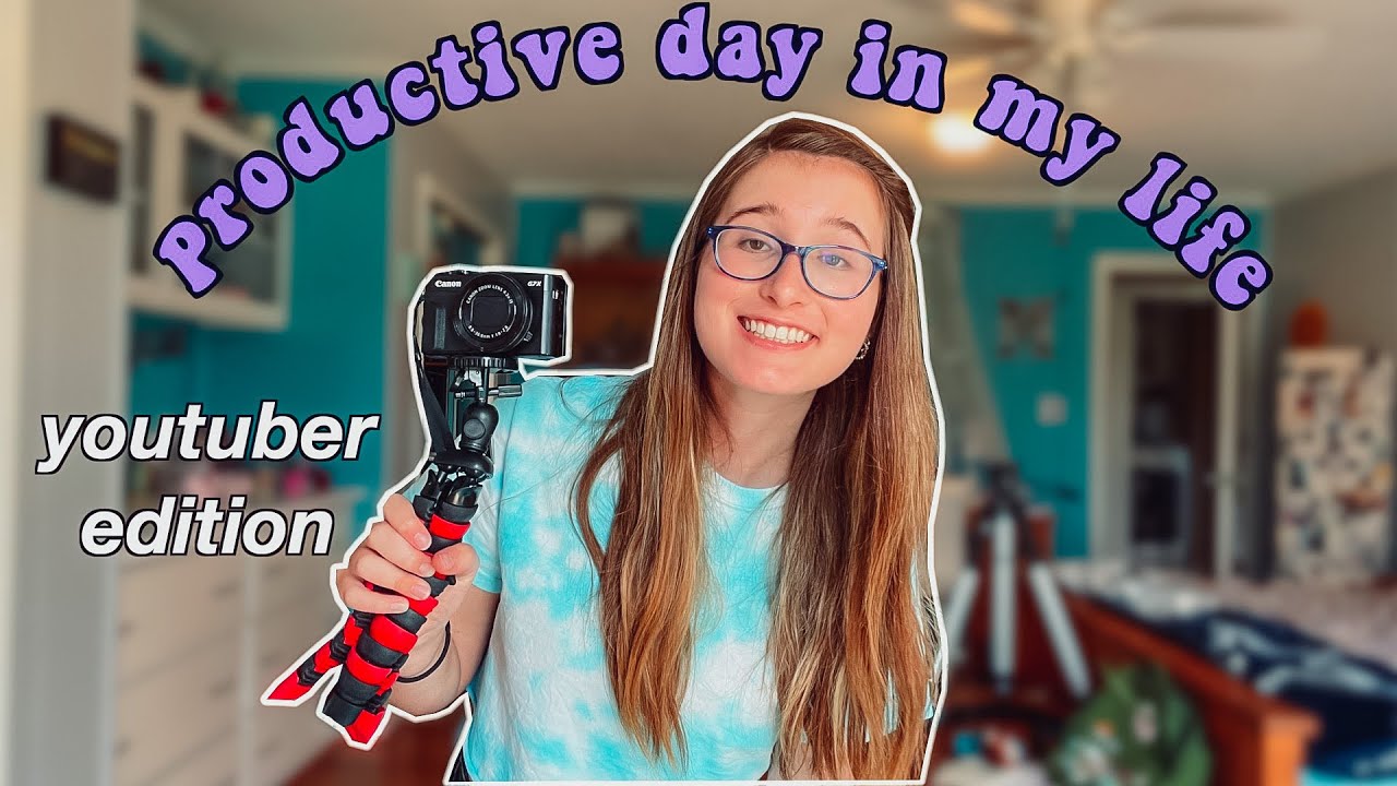 a productive day in my life as a small youtuber | behind the scenes of being a small youtuber
