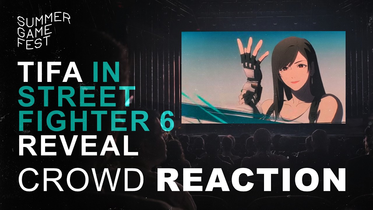 Tifa in Street Fighter 6 Reveal - Crowd Reaction