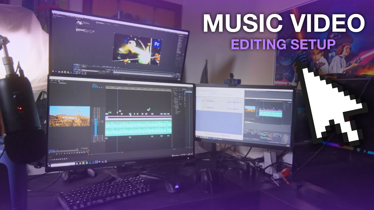 the TINY TAPES Editing Setup Tour (Home Studio Edit Room)