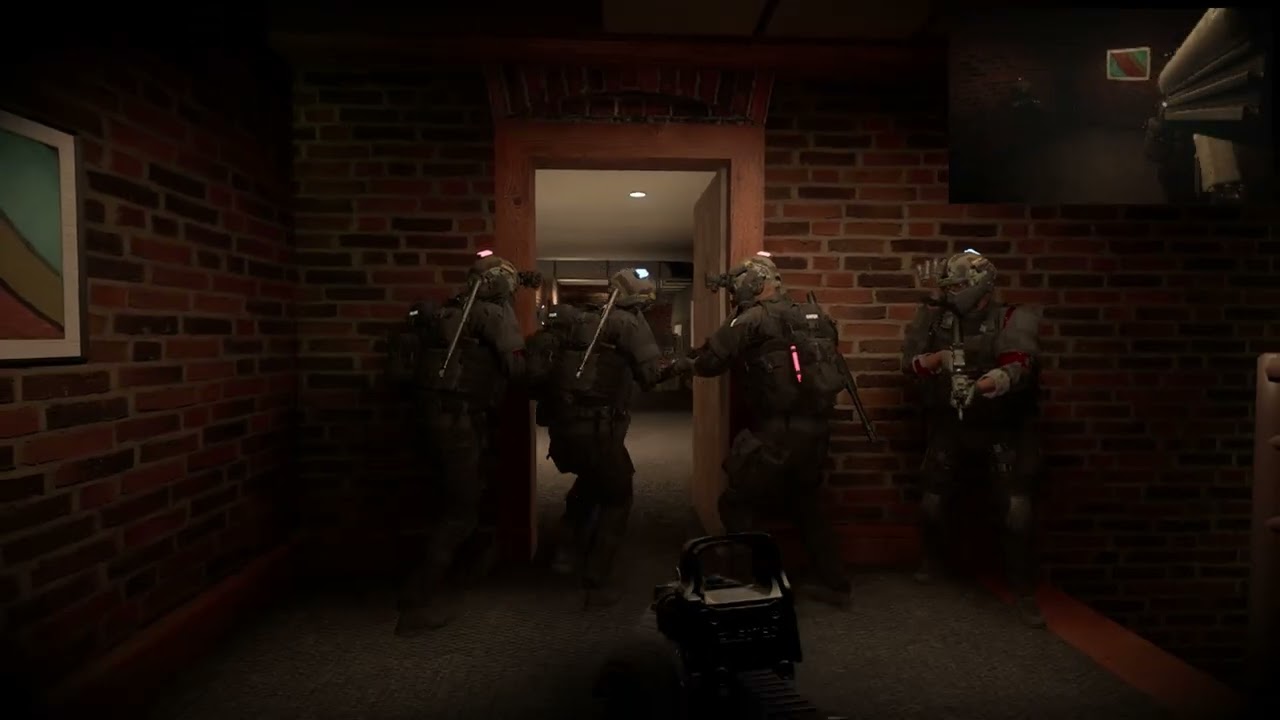 Ремастер SWAT 4: Red library, штурм библиотеки спецназом на высокой сложности