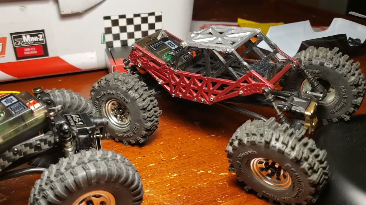 SCX24 Surpass 1400KV  And Furitek Lizard.