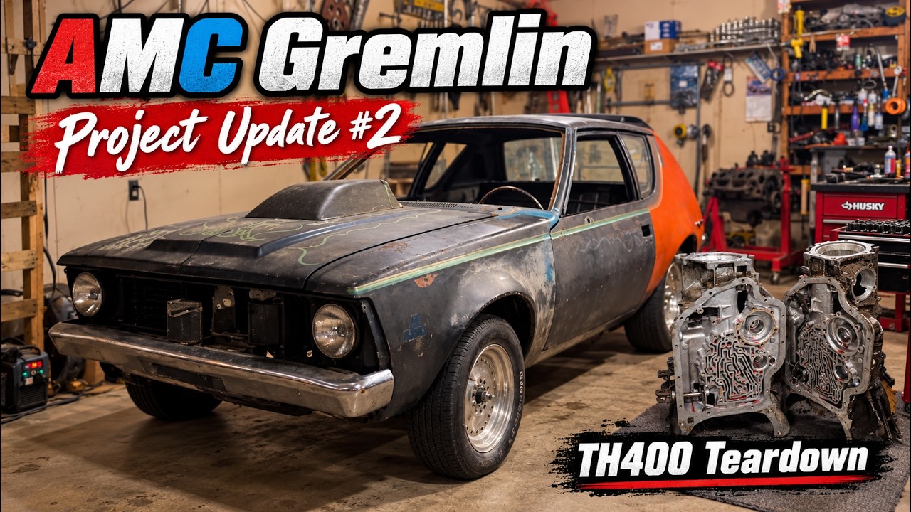 Project AMC Gremlin Part #2 - TH400 TEARDOWN
