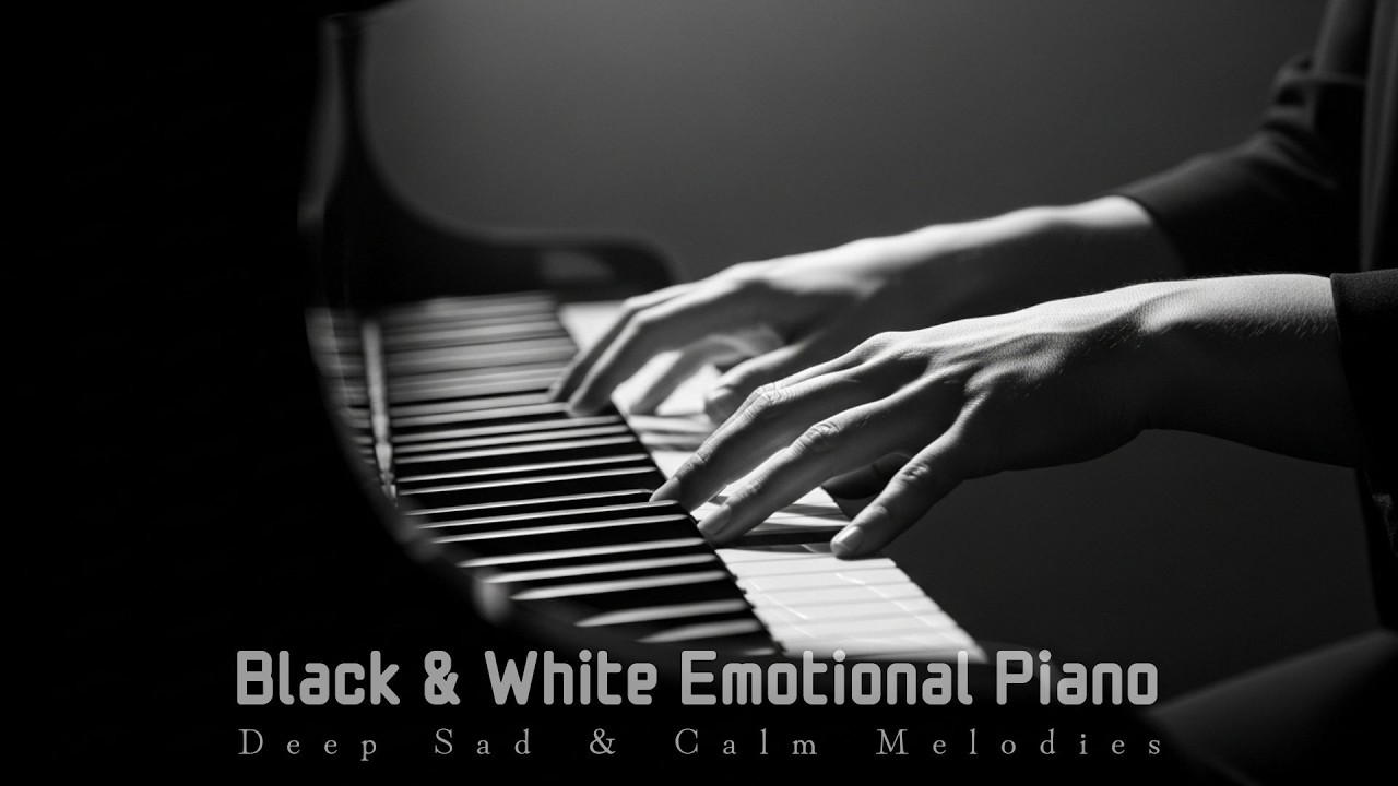 Black & White Emotional Piano 🎹⚫⚪ | Deep Touching Piano Instrumental