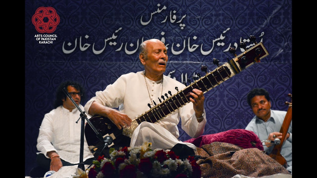 Ustad Rais Khan | Sitar Recital | 8th Aalmi Urdu Conference 2015 | Arts Council of Pakistan Karachi