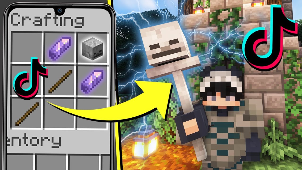 Ich teste 9 virale Minecraft TikToks, die OP sind!