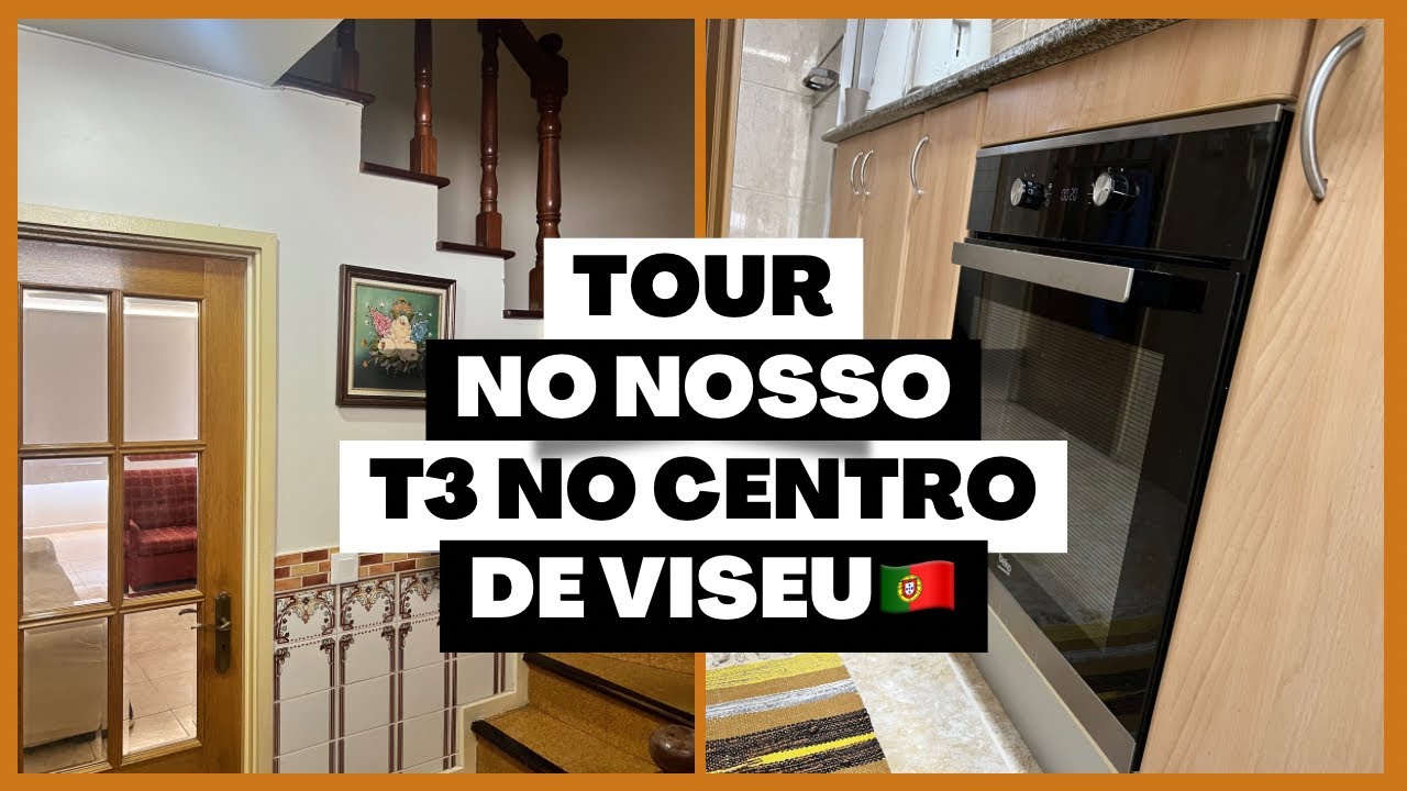 TOUR PELO NOSSO APARTAMENTO EM VISEU PORTUGAL 🇵🇹 COM UM PREÇO JUSTO.