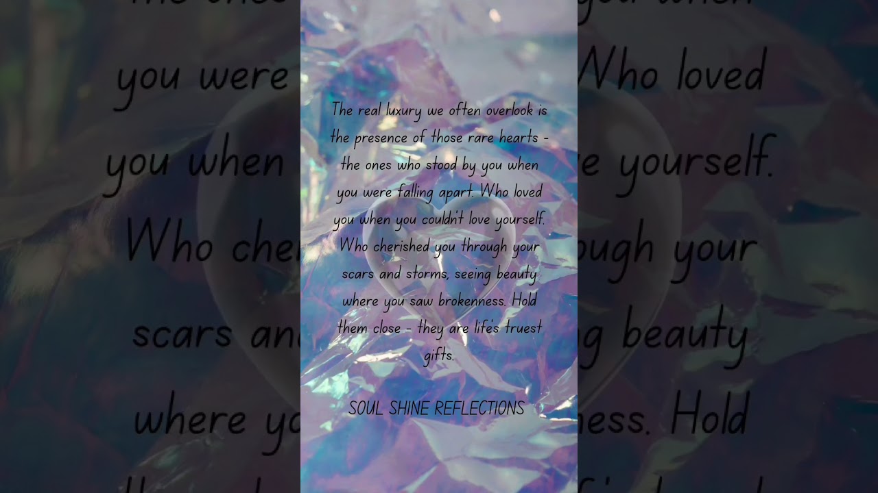 #soulconnections #trueluxury #raresouls #emotionalhealing #cherishtherealones #soulfulquotes