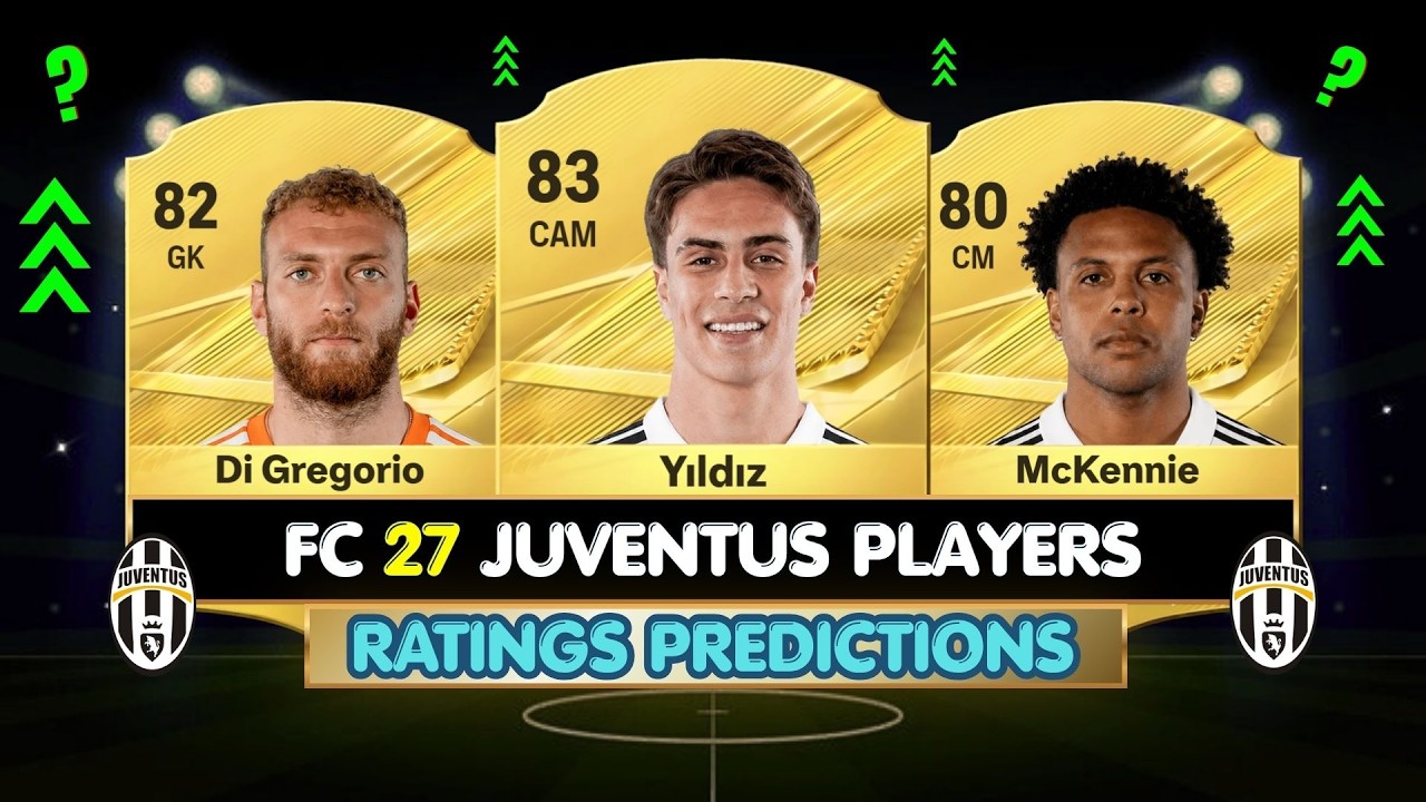 FC 27 Juventus Players Ratings | My Ratings 🔴