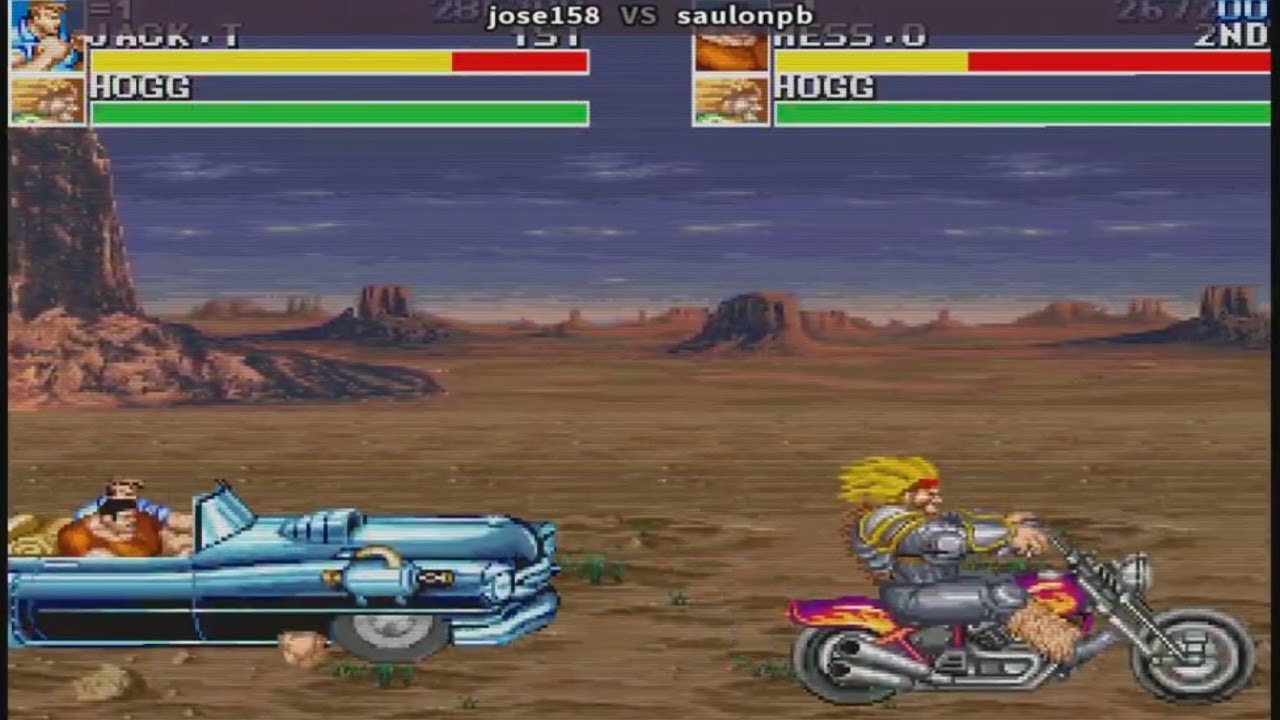 Cadillacs and Dinosaurs 캐딜락과 공룡 - Jack & Mess 2 players 1 credit gameplay - 恐龙快打