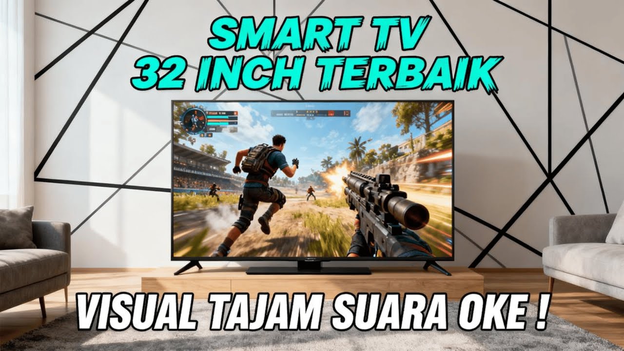 TERBARU !! 5 Rekomendasi SMART TV 32 INCH Terbaik 2026 | Visual Tajam, Suara Oke, Harga 1 Jutaan !!
