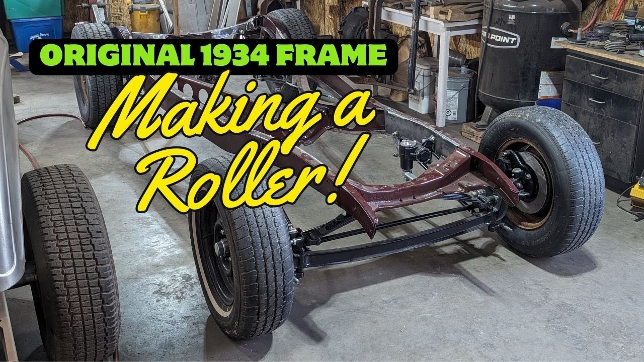 Making the 1934 Ford Chassis into a Roller Part 1