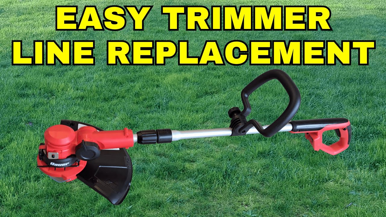 How to Rewind Bauer String Trimmer Line