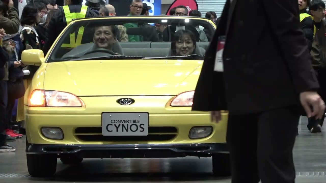 世界に1台！トヨタ サイノス コンバーチブル ショップデモカー走行入場 ノスタルジック2デイズ2026 Nostalgic 2days パシフィコ横浜
