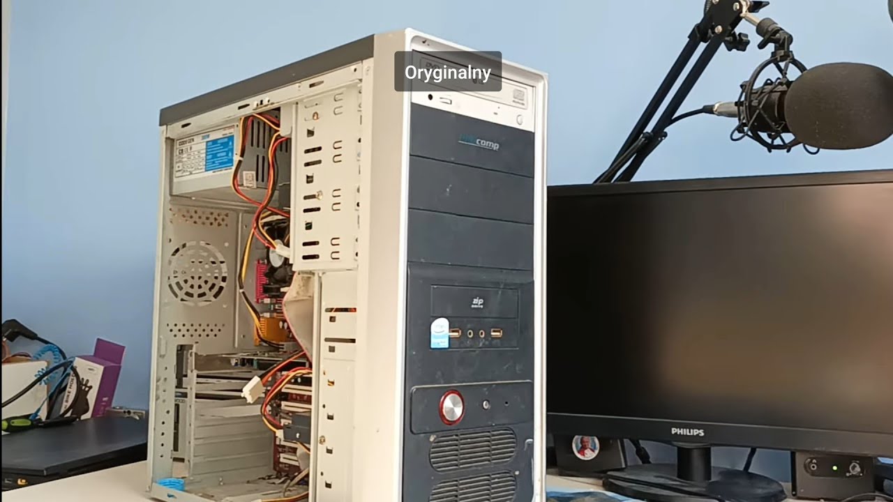 Komputer z OLX Dostał DRUGIE gorsze życie!!!! Totalny ROZPIERDZIEL XD cz2