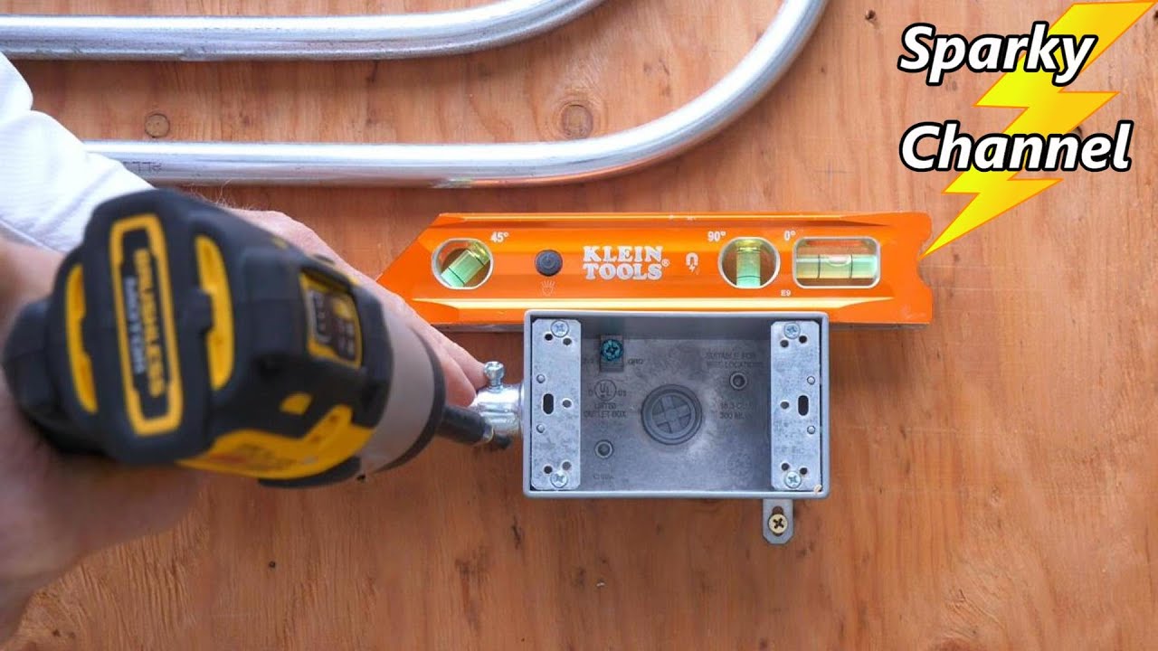Wet Rated Electrical Gang Box Installation + Installing EMT into an Existing Gang Box