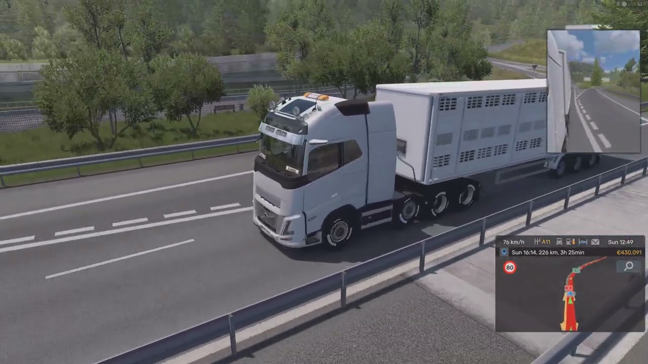 🐄 ETS 2 Animal Transport | Careful Livestock Delivery Across Europe 🚚 | #ETS2 #games  #gameplay