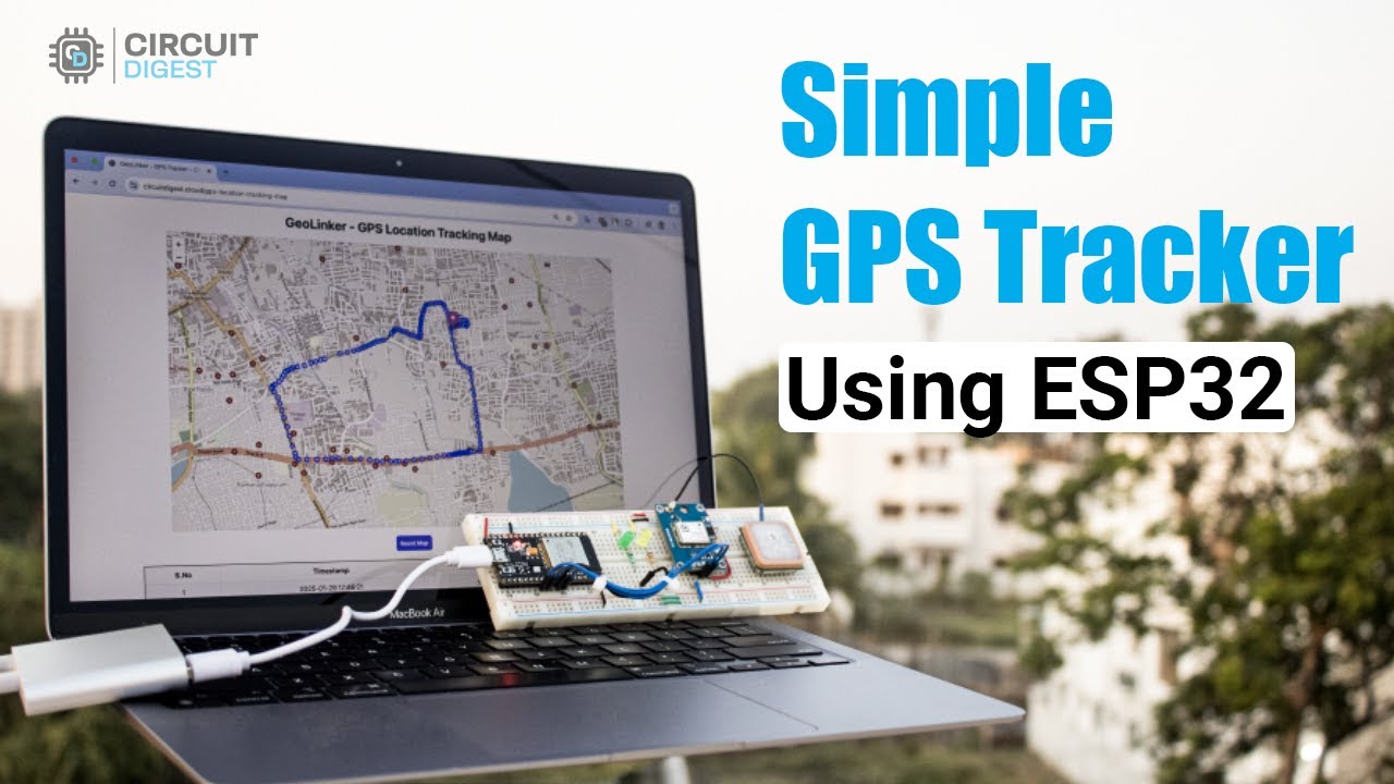 Создайте свой собственный GPS-трекер ESP32 с функцией отслеживания в реальном времени! (Простой и...
