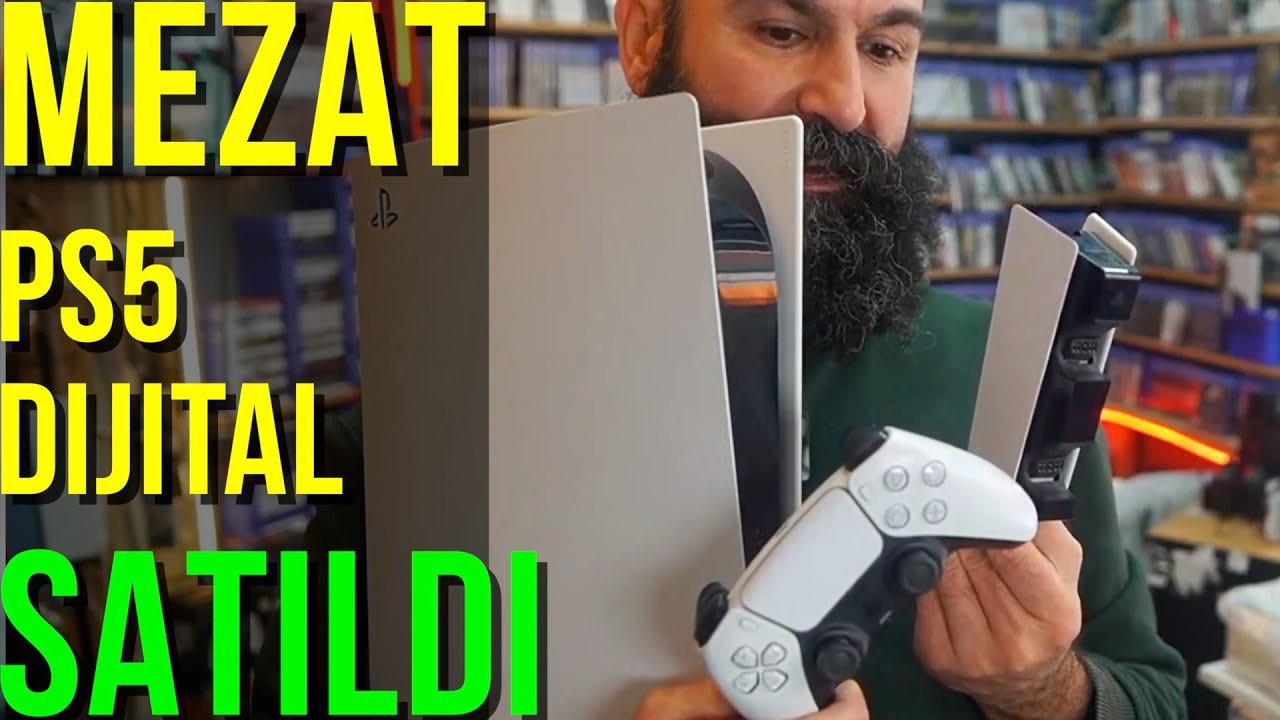 [🔴Esnaftan Dükkanda] Mezat #kullanıcıyagider PS5 Dijital geldi ve SATILDI