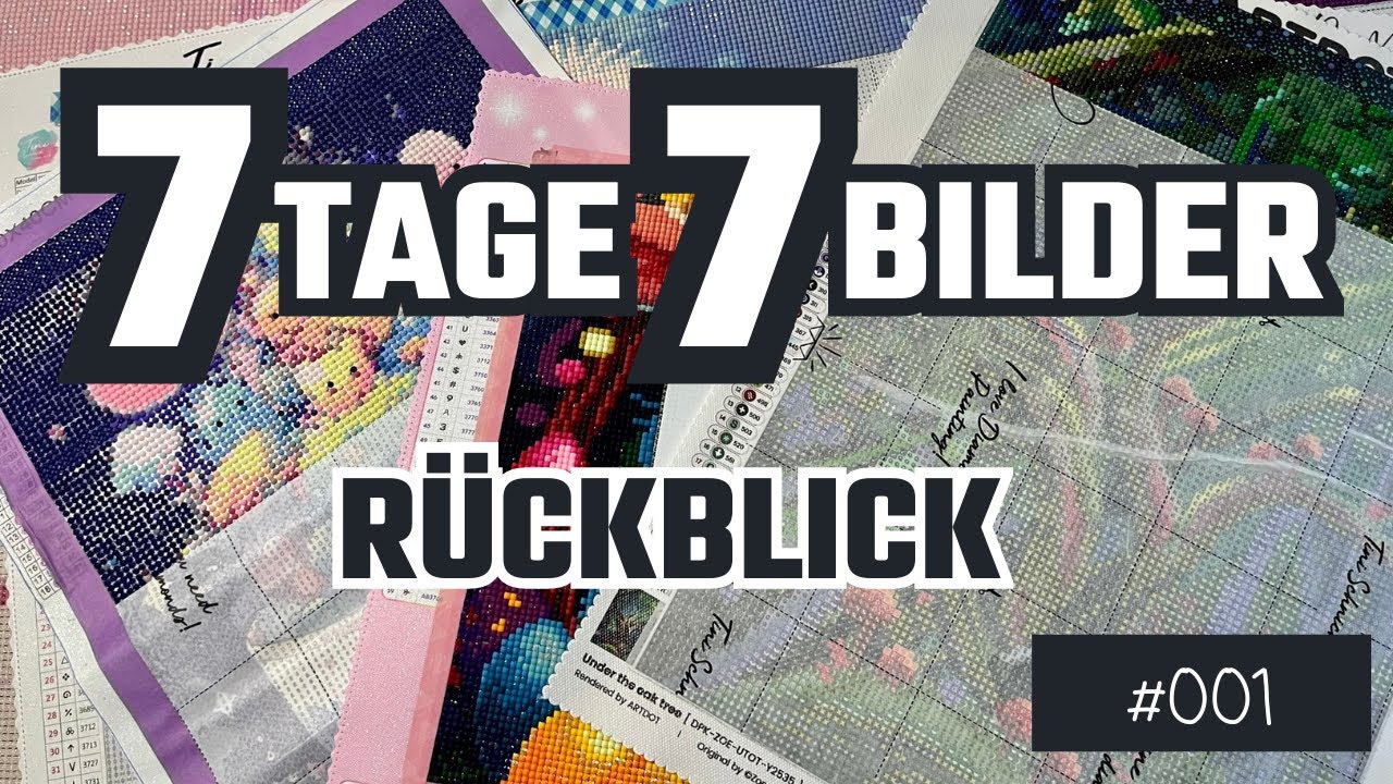 Wochenrückblick | 7 Tage – 7 Bilder – Das habe ich diese Woche gepaintet 💎