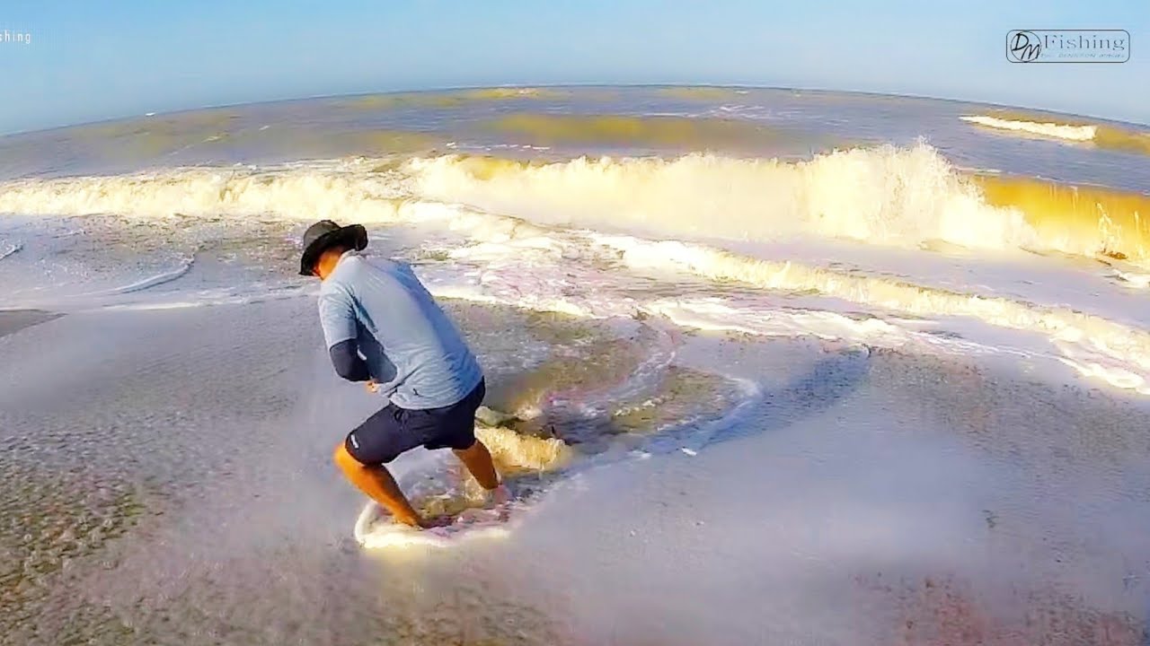 PESCARIA ESTAVA DIFÍCIL! De repente Fisgamos o Peixe Grande na Pesca de Praia. [surfcasting]