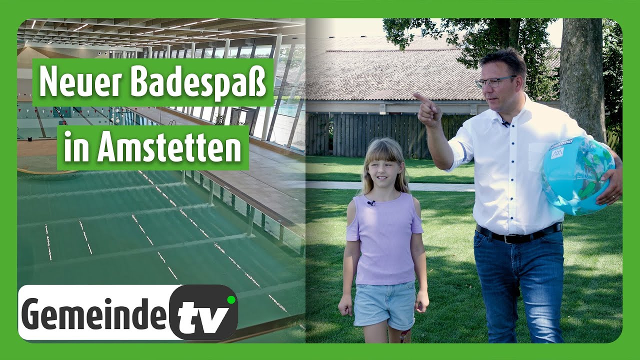 Erste Einblicke ins Stadtbad im Uferpark Amstetten