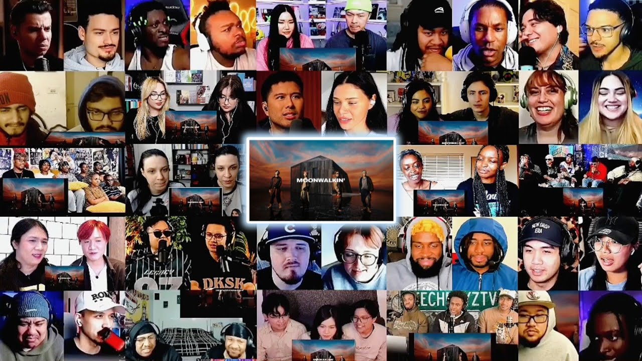 LNGSHOT - [Moonwalkin'] Official Music Video | Reaction Mashup