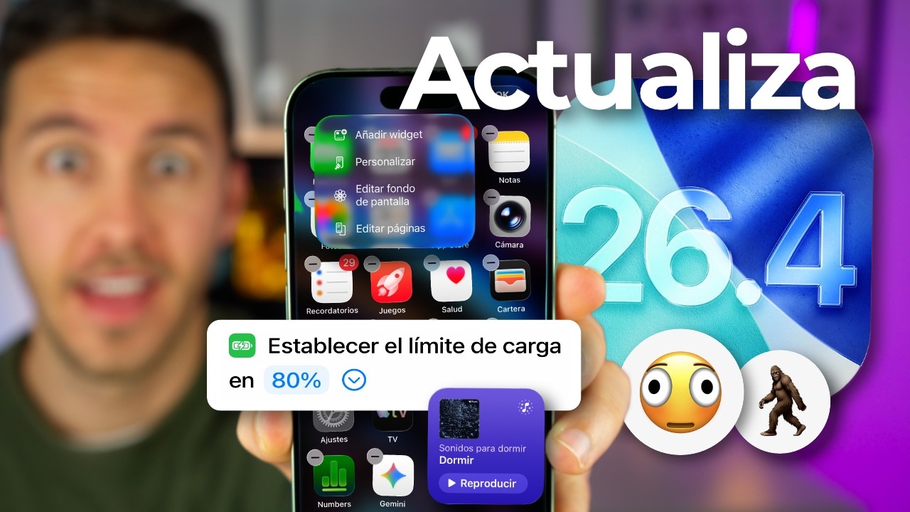 iOS 26.4 SALE HOY, +50 NOVEDADES importantes para tu iPhone 🔥