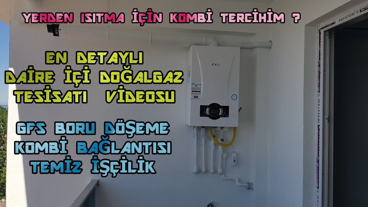 #DOĞALGAZ #TESİSATI NASIL YAPILIR ? #GFS ( #Esnek #Boru ) #KOMBİ #TERCİHİM