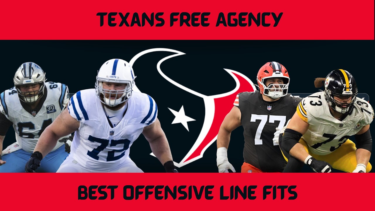 TEXANS NOW CAP COMPLIANT + RESIGN TRENT BROWN!! WHICH O LINEMAN DO WE GO AFTER NEXT??