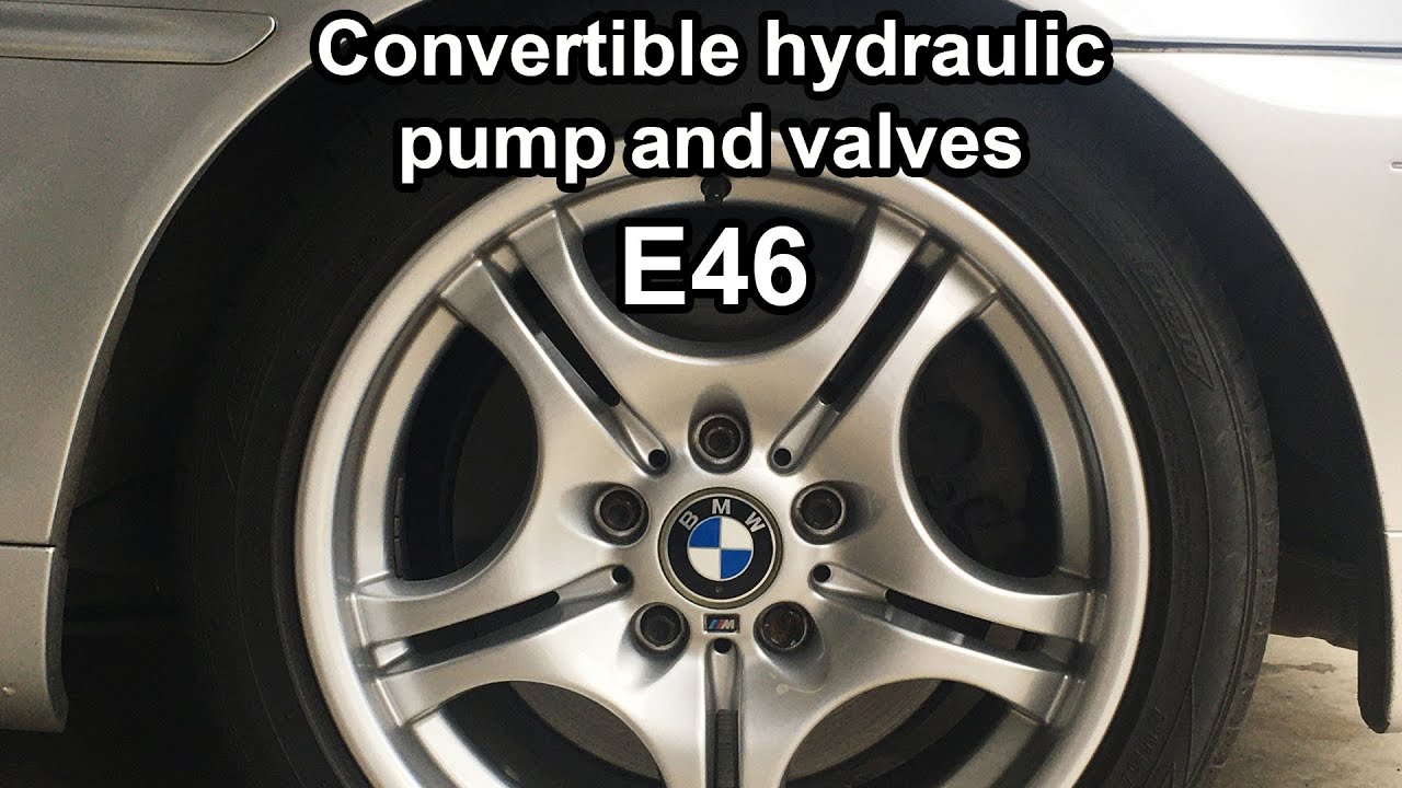 E46 convertible pump and valve block