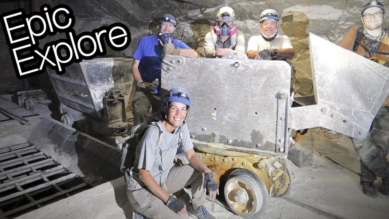 10 Ore Cars - 2 Mucking Machines -  Hoist Room - Skip Car - Cage - Square Sets - Slusher - Dynamite